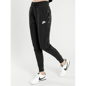 Nike Tech Fleece Jogger Sweatpant Women's Small Black Logo Sportswear BV3472-010